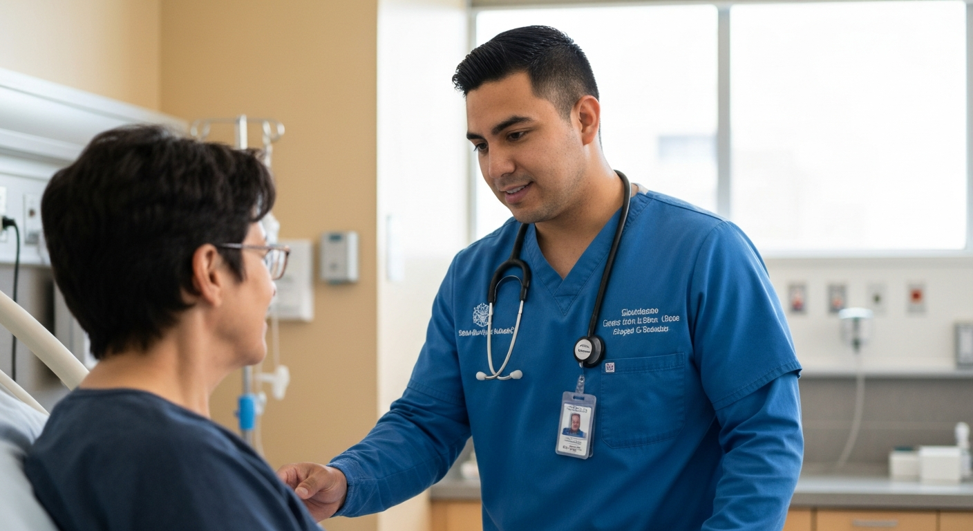 Healthcare employees working in United States