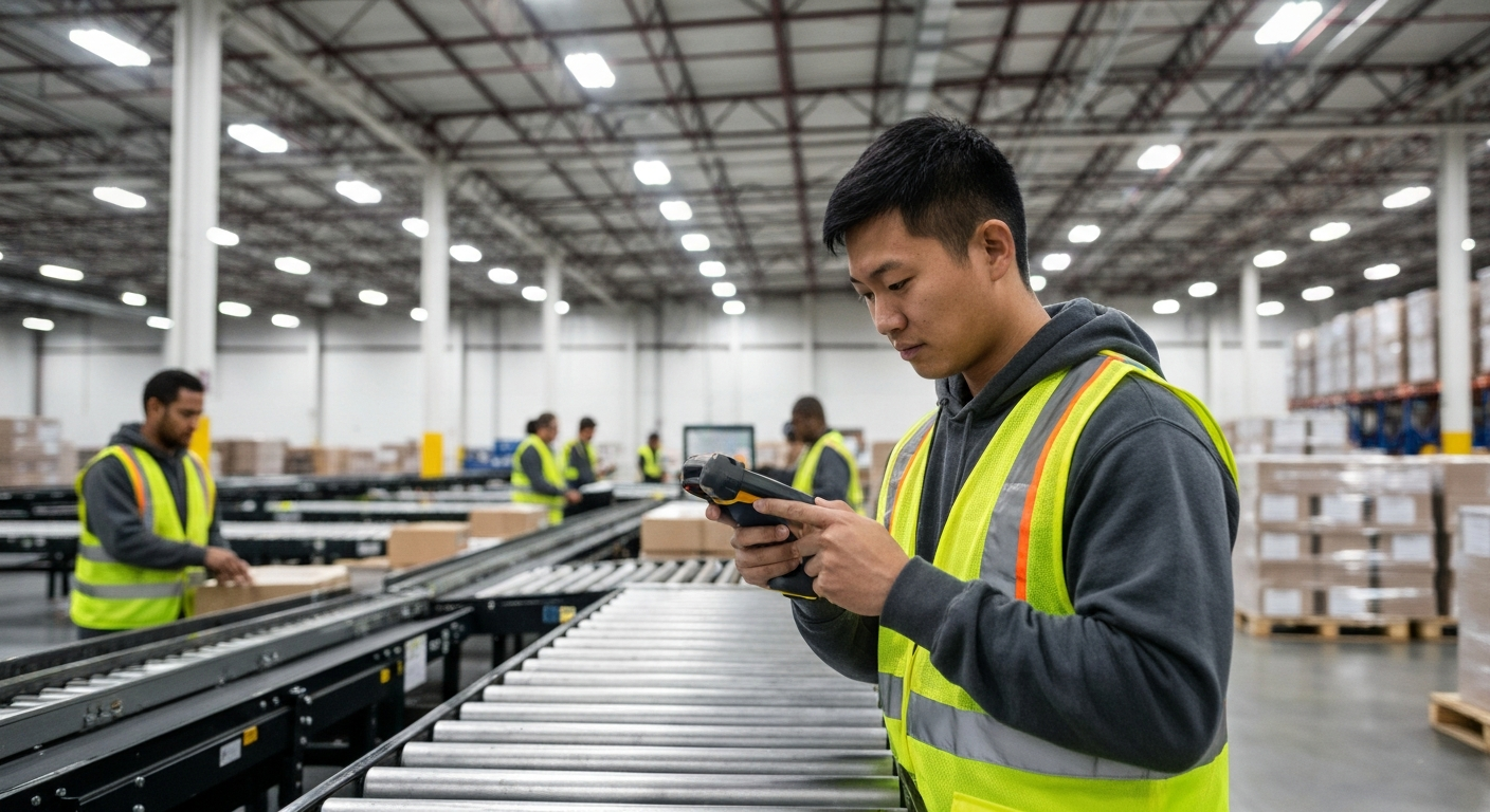 Logistics employees working in United States